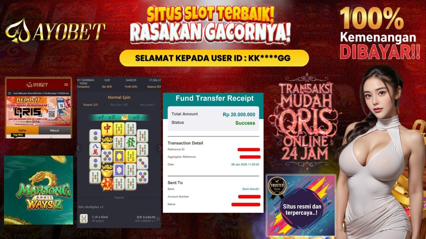 AYOBET JACKPOT SLOT MAHJONG WAYS 2